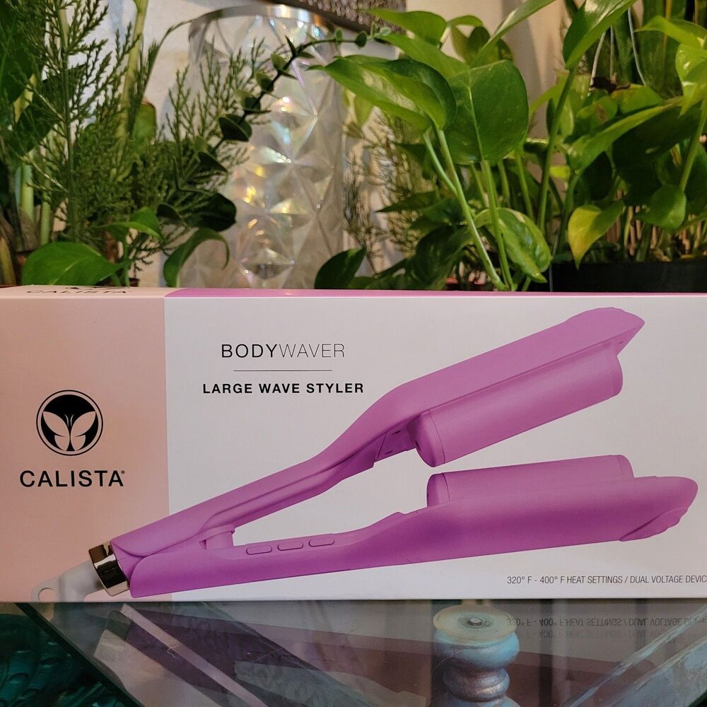 Calista Bodywaver Body Waver Styler Iron LARGE Wave Lavender Purple New in Box